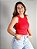 Regata Básica Feminina Canelada Trybasics I Vermelha - Imagem 1