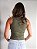 Regata Básica Feminina Canelada Trybasics I Verde MIlitar - Imagem 3