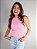Regata Básica Feminina Canelada Trybasics I Rosa - Imagem 1