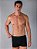 Kit Cueca Boxer Básica de Algodão 5 Peças - Cinza / Branca / Preta - Imagem 7