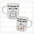 Caneca cerâmica 325ml - Amizade Galinha - Imagem 1