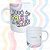 Caneca cerâmica 325ml - Vovó é Mãe em Dobro - Imagem 1
