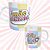 Caneca cerâmica 325ml - Mãe Cansada - Imagem 1