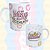 Caneca cerâmica 325ml - Mãe de Gêmeas - Imagem 1