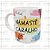 Caneca cerâmica 325ml - Namastê - Imagem 1