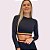 Cropped Elastic Preto com Elástico Multicolor - Imagem 1