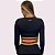 Cropped Elastic Preto com Elástico Multicolor - Imagem 4