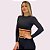 Cropped Elastic Preto com Elástico Multicolor - Imagem 2
