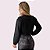 Cropped Manga Longa Shallow Preto - Imagem 4