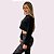 Cropped Manga Longa Shallow Preto - Imagem 2