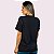 Camiseta Manga Curta Cutting Shallow Preta Unissex - Imagem 3