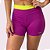 Shorts Empina Bumbum Suplex Fúcsia com Amarelo Neon - Imagem 2