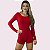 Macacão Maia Curto Suplex Vermelho - Imagem 2