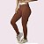 Legging Elastic Empina Bumbum Terracota com Off White - Imagem 1