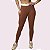 Legging Elastic Empina Bumbum Terracota com Off White - Imagem 2