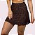 Shorts Saia Dani Estampa Shallow Coffee - Imagem 1