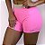Shorts Elastic Empina Bumbum Suplex Rosa Neon com Off White - Imagem 1