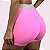 Shorts Elastic Empina Bumbum Suplex Rosa Neon com Off White - Imagem 3