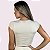 Cropped Mariana Manga Curta Off White - Imagem 3