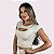 Cropped Mariana Manga Curta Off White - Imagem 1
