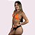 Biquíni Itapema Preto com Laranja - Imagem 1