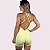 Macacão Liz Curto Suplex Amarelo Candy - Imagem 3