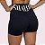 Shortinho Empina Bumbum Preto com Shallow Branco - Imagem 1
