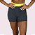 Shorts Elastic Suplex Grafite com Amarelo Neon - Imagem 2