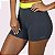 Shorts Elastic Suplex Grafite com Amarelo Neon - Imagem 1