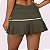 Shorts Saia Gisa Suplex Verde Militar com Off White - Imagem 3
