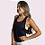 Regata Valentina Dry Fit Preto - Imagem 1