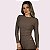 Cropped Mel Cotelê Mocha Mousse - Imagem 1