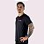 Camiseta Masculina Manga Curta Run Preta - Imagem 1