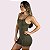 Macacão Elena Suplex Verde Militar com Shallow - Imagem 1