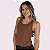 Regata Valentina Dry Fit Coffee - Imagem 1