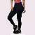 Legging Elastic Suplex Preto com Shallow Pink - Imagem 1