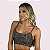 Top Isa Estampa Shallow Verde Militar - Imagem 1