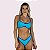 Biquíni Malibu Texturizado Tiffany com Azul - Imagem 2