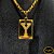 Pingente Banhado a Ouro Letra Y - Imagem 1