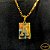 Pingente Banhado a Ouro 18k Letra A - Imagem 1
