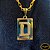 Pingente Banhado a Ouro 18k Letra D - Imagem 1