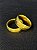 ALIANÇA DE CASAMENTO COM BRILHO BANHADA A OURO 18K - Imagem 1