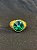 DEDEIRA COM PEDRA VERDE BANHADA A OURO 18K - Imagem 1