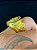 DEDEIRA MAÇONARIA CRAVEJADA BANHADA A OURO 18K - Imagem 3