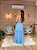 VESTIDO LONGO CREPE DE SEDA RECORTE CINTURA COSTAS VAZADA COM AMARRAÇÃO AZUL SERENITY BN - Imagem 3