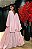 VESTIDO LONGO CREPE COM CAPA NAS COSTAS FENDA LATERAL ROSE PIM - Imagem 2