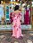 VESTIDO LONGO CREPE DE SEDA ESTAMPADO MANGA LONGA ROSE BN - Imagem 2