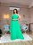 VESTIDO LONGO CREPE  UM OMBRO COM CAPA SO  VERDE LIMA LC - Imagem 2