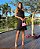 VESTIDO CURTO CHIFON UM OMBRO SO COM PLUMAS PRETO LC - Imagem 2