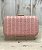 CLUTCH BORDA DOURADA ROSA - Imagem 1
